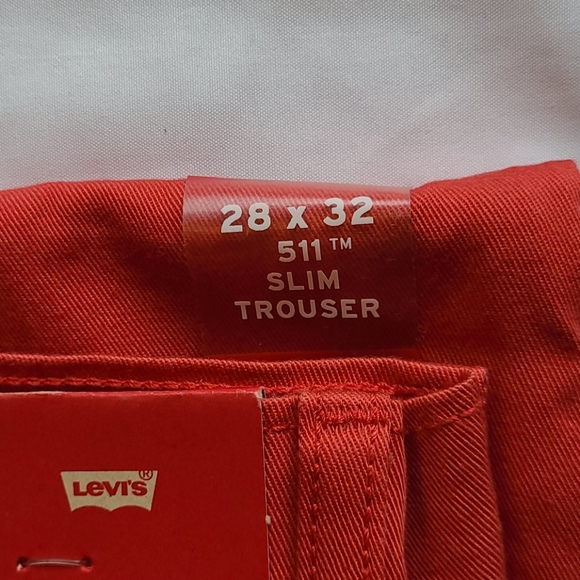 Levi's 511 men's red jeans - Picture 3 of 16